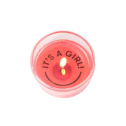 It's A Girl Secret Message Candle