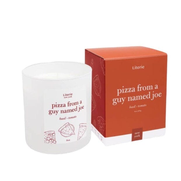 Pizza From A Guy Named Joe Candle