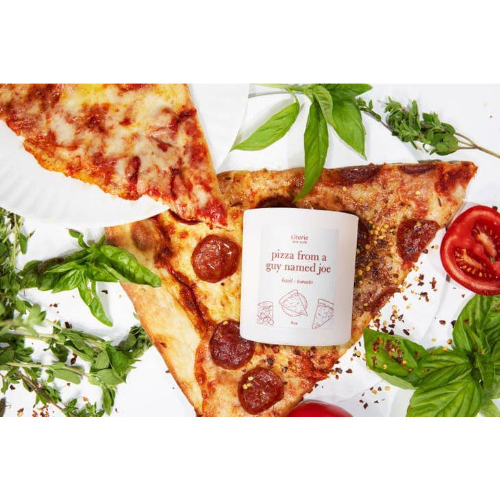 Pizza From A Guy Named Joe Candle