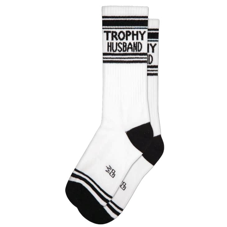 Trophy Husband White Socks