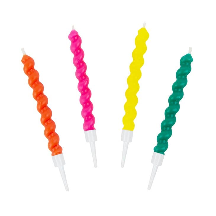 Twisted Rainbow Birthday Candles