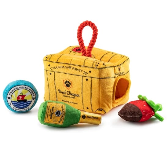 Woof Clicquot Pawty Set Pet Toy
